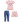 Bodytalk Βρεφικό σετ Girls Loose Top & Shorts & 3/4 Leggings